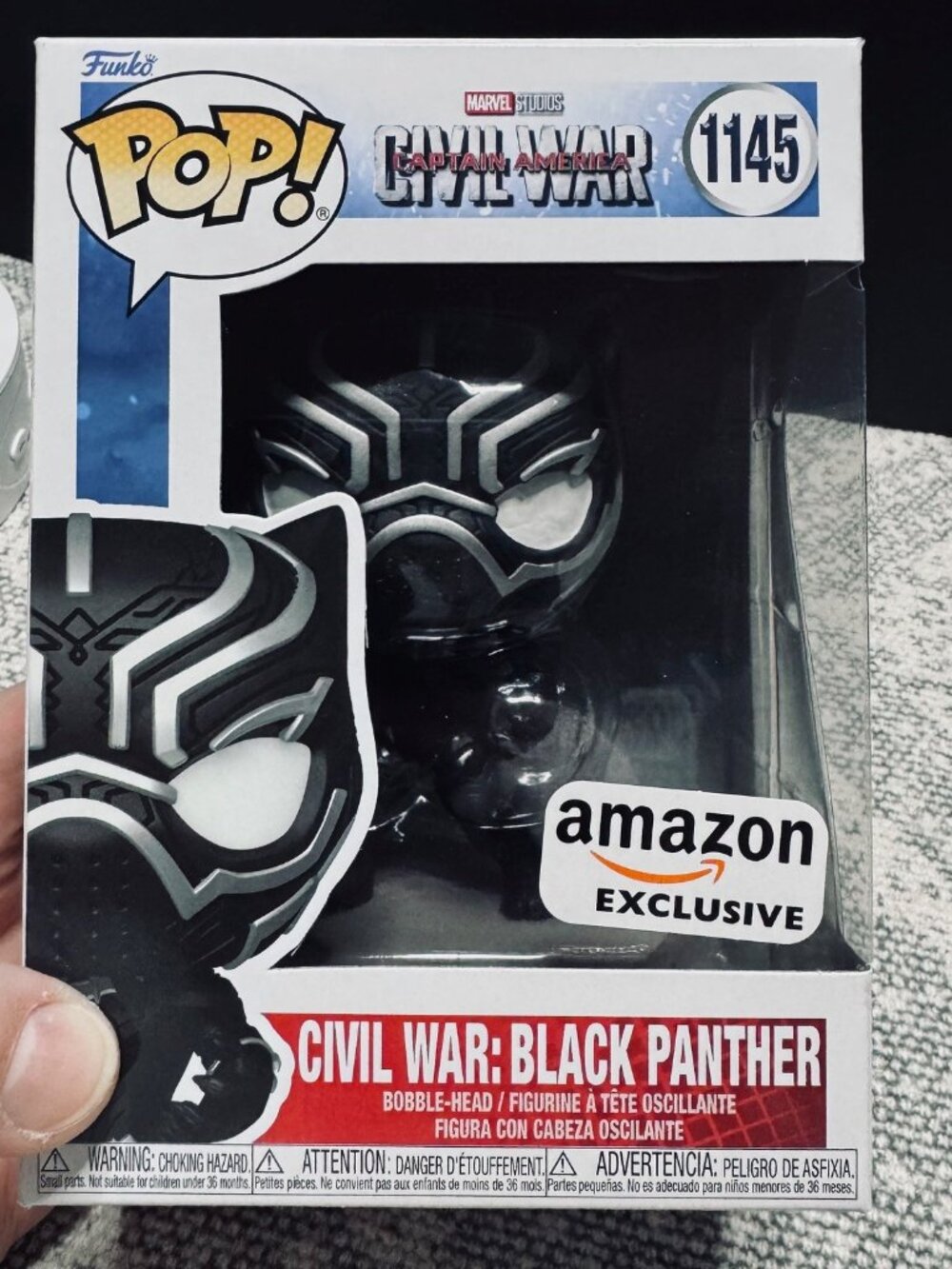 Funko Pop! Marvel- Civil War Black Panther #1145